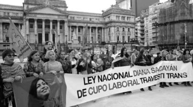 Cupo Laboral Travesti Trans: banderazos en todo el país reclamando la sanción de la ley