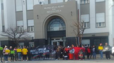 Represión y muerte en el Obelisco: Movimientos sociales se manifestaron frente al municipio