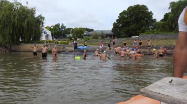 Este domingo comienza la temporada de aguas abiertas: Los Destructores largan en el río Quequén