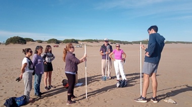 Se viene una jornada de capacitación en medición de perfiles de playa