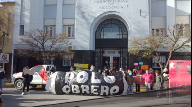 Asamblea, cortes y acampe del movimiento piquetero en Necochea y en todo el país