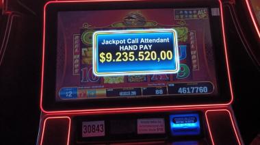 Un premio de casi $10 millones se entregó en Bingo Golden Palace