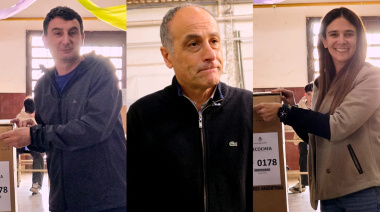 Referentes de LLA votaron en Necochea y celebran la buena organización del nuevo sistema