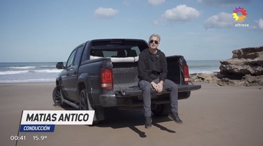Matías Antico debutó en su ciclo de TV destacando los paisajes necochenses