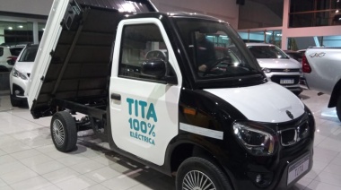 Llega a Necochea "Tita": El utilitario con 100km. de autonomía y carga de 500kg.