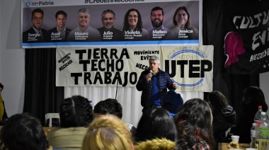 Mauro Velázquez anunció la Dirección de la Economía Popular y Social en una cena organizada por el Evita