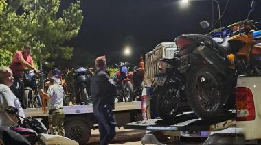 Operativos nocturnos de tránsito: 12 motos secuestradas por infracciones en Necochea