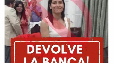 La ACT le responde a Mariela Maceiro: "Devolvé la banca"