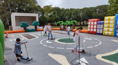 Niños y niñas de San Cayetano aprenden jugando: Visitas al Circuito Vial Infantil
