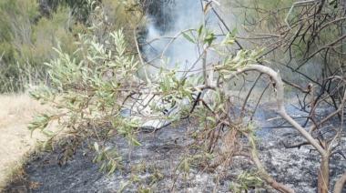 Guardaparques sofocaron un incendio producido por un hombre en situación de calle