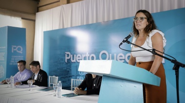 Jimena López dio cátedra en su primer discurso como presidenta de Puerto Quequén