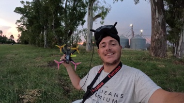 “Tengo ganas de hacer una carrera de drones en Necochea”