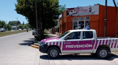 Con la colaboración del Área de Prevención pudieron encontrar una moto