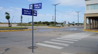 Prevén la colocación de 140 nuevos nomencladores viales en las esquinas de Necochea y Quequén