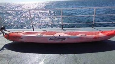 Encontraron el kayak que sería de los amigos desaparecidos