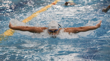 Medalla de plata para la necochense Guadalupe Angiolini en el Sudamericano Juvenil de Natación en Río