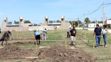 San Cayetano: Iniciaron las obras del barrio 23 viviendas "Solidaridad"