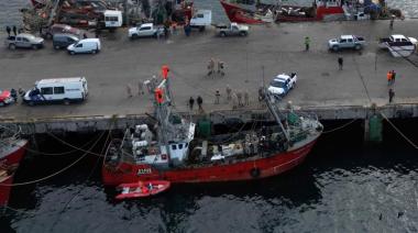 Caso marinero necochense desaparecido: Llegó "Nuevo Viento" a puerto y la tripulación comienza a declarar