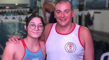 La nadadora Guadalupe Angiolini logró un nuevo récord argentino