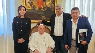 La UATRE se reunió con el Papa Francisco para intensificar la lucha contra el hambre