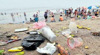 El plástico es el contaminante más abundante en la costa bonaerense: está presente en 7 de cada 10 residuos