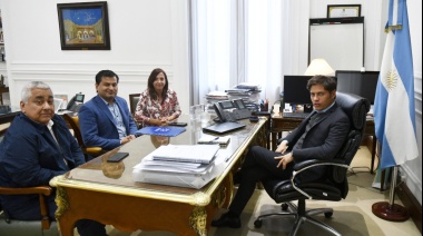 Sánchez Jauregui se reunió con Kicillof y le pidió que se postule para la reelección