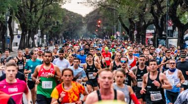 Necochenses disfrutaron de correr la Maratón Buenos Aires
