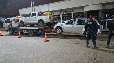 Operativo de tránsito en la Diagonal: 11 vehículos secuestrados, incluyendo una Hilux denunciada por contaminación