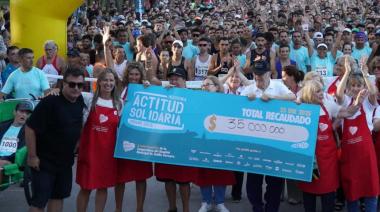 Actitud Solidaria coronó a Peidón y Cattini y logró 35 millones para la Cooperadora del Hospital Municipal