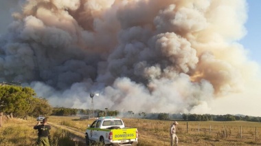 Finalizado el incendio forestal en la costa de Lobería: alivio tras la peor etapa en Campos Moro Mar y La Mora