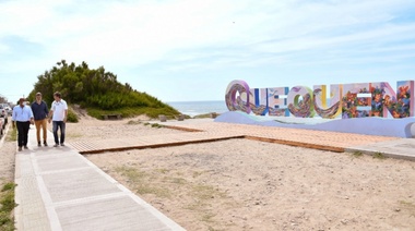 El municipio presentó las obras a punto de finalizar en la costanera de Quequén