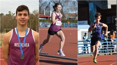 Tres atletas de Necochea representarán a la Escuela Municipal en la Copa Nacional de Mayores