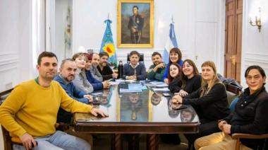 Junto a Grabois, el "Yanqui" López se reunió con el Gobernador