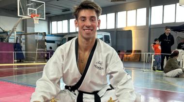 Juan Mombelly llevará el nombre de Necochea al Campeonato de Taekwondo en Escocia