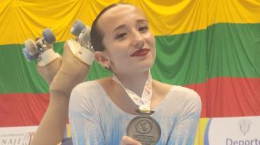 Orgullo necochense: Sophie Lacoste, Subcampeona Panamericana en Patinaje Artístico