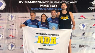 “Nos vinimos más que contentos”: La gran actuación del grupo necochense ADA en el Sudamericano de Natación