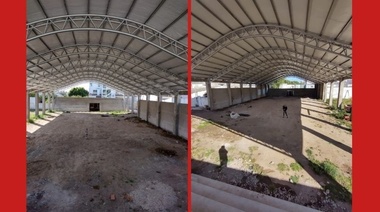 El Colegio Cavagnaro cerró el techo y avanza con el Polideportivo