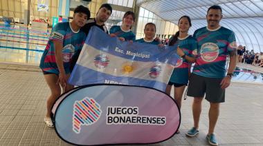 La Escuela Municipal “Todos al Agua” le aportó tres medallas doradas a Necochea en los Juegos Bonaerenses