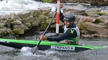 Alto vuelo competitivo del pibe Tripano en canotaje