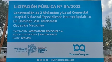 Con el impulso de Puerto Quequén avanzan las obras para la comunidad del Taraborelli
