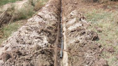 Santamarina: El municipio está por terminar una obra de agua de 1200 metros