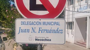 Se renuevan carteles de señalización en Juan N. Fernández