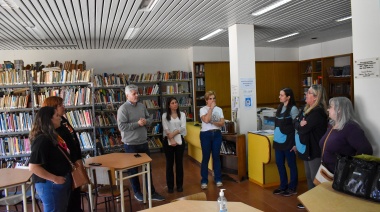 Concejales visitaron la biblioteca de Juan N. Fernández
