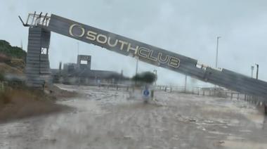El temporal ya deja daños en Necochea y Quequén: árboles caídos, estructuras dañadas y destrozos en la playa
