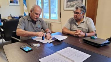 Puerto Quequén firmó contrato de inicio de obras en beneficio del Hospital Taraborelli