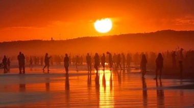 Sábado con clima extremo en Necochea: 35°C, tormentas fuertes y alerta por granizo