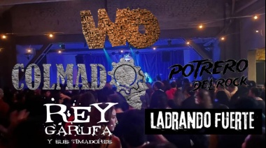 En WO Cultural: la previa y el after de La Renga con Colmado, Potrero del Rock, Rey Garufa y Ladrando Fuerte
