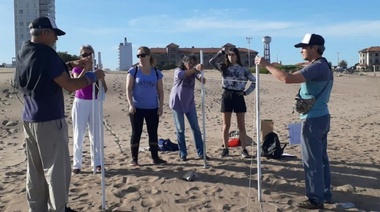 Ciencia Útil: se realizó un intercambio para estudiar el movimiento del mar, perfiles de playa y el impacto humano