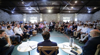 Rojas y Sierra participaron del Encuentro Productivo con Kicillof en Balcarce