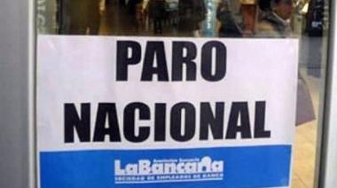 Habrá paro bancario el jueves 23 : que servicios afectará